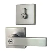 Nidus Lonsdale Door Lever Square Entrance Set - Available in Various Finishes