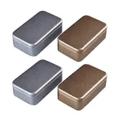 4 Pcs Candy Containers Easter Empty Tins Tea Storage Containers Bunny Basket Storage Boxes Lids Basket Lid