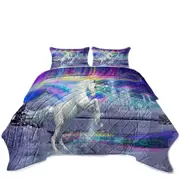 Fantasy Artwork Starborn Unicorn Coverlet