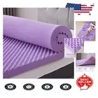 Egg Crate Memory Foam Bed Topper - 2 Inches of Cooling Comfort for Adults