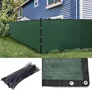 [NINXANG] Privacy Screen Fence 3FTx10FT Include Reinforced Bindings and Brass Grommets Fencing Mesh Shade Net Cover for Wall Garden Windscreen Barrier Home Decoration Outdoor Fencing Panels