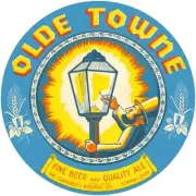 Old Towne Beer of Newark, OhiO NEW Sign: 40" Dia. Round USA STEEL TWO-SIDED