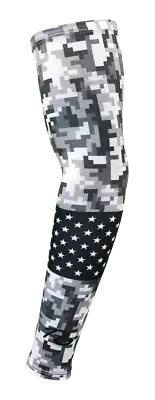 UNITED STATES COMPRESSION ARM SLEEVE SUBLIMATED - CAMO GREY (One Sleeve)