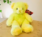 ZOLA YELLOW TEDDY BEAR by Russ Berrie Plush New! NWT RARE Valentine's Day Gift