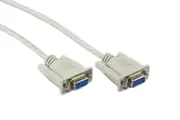 1M DB9F/DB9F Null Modem Cable [CB-NM-02]