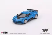 MINI GT - Bugatti Centodieci Blu - Diecast Collectible - Car - 1:64 Scale - UK