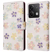 For Xiaomi Redmi Note 13 5G Wallet Case RFID Blocking Lacquered Leather Cover