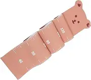 HONITANO Height Measurement Wall Decal Cute Bear Growth Chart Sticker for Nursery Decor Easy to Install Durable Decoration for Tracking Growth