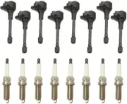 Direct Ignition Coils & Platinum Spark Plugs Fits Nissan Armada 5.6L 2017-2021