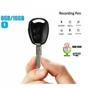 M8 Mini Digital Voice Recorder – Voice Activated, Keychain Style Sound Recorder, Portable MP3 Player, Gift Idea