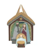 Studio M - Door Decor - Away in a Manger Door Decor - DD3190
