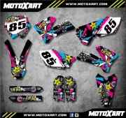 Full Custom Graphic Kit RUSH STYLE decals stickers Fits KTM 85 SX- 2006 - 2012