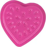 100Pcs Eyelash Extension Glue Tray, Tray for Grafting Eyelashes Tray with Base Flower, rose pink