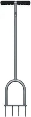 Walensee Lawn Spike Aerator, T-Handle, Manual Dethatching and Soil Aerating T...