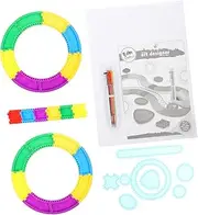 Your Art Scratch Paper Toy Set Interlocking Gears Boys and Girls Learning Entertainment