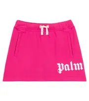 [Palm Angels Kids] Palm Angels Kids Cotton jersey skirt Y 6 pink