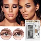 DIY Lash Extension Kit B&Q 72 PCS Individual Eyelash Extension Kit 0.07D 9-16MI