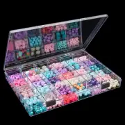 36 Grids Plastic Empty Jewelry Organizer Box, Highly Transparent Storage Cont...