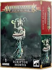 GAMES WORKSHOP Nighthaunt: Scriptor Mortis - Plastic Tabletop Miniature - Multi-colored - Unpainted - Gothic Fantasy