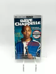 PSP UMD Video Dave Chappelle For What It's Worth NEW SEALED Live at the Fillmore