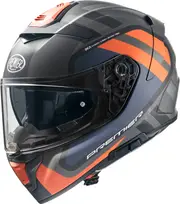 Premier Devil FZ, full face helmet , color: Matt Dark Grey/Orange/Dark Blue/Black , size: L