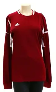 Adidas ClimaLite Formotion Burgundy Long Sleeve Athletic Jersey Women's Small S
