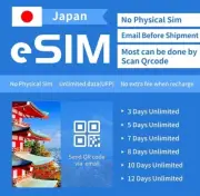 Japan Travel e-SIM Card | High speed |3-30GB | 5-30 Days | QR Code Activation