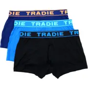 Tradie Men's Bamboo Trunks 3 Pack - Black & Navy