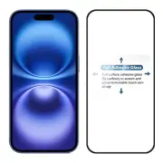 Tempered Glass Screen Protector Edge to Edge Compatible for iPhone 15/iPhone 16