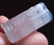 62 Carats Awesome Quality Blue Cap Tourmaline Crystal Bi-Color Fully Luster Piec