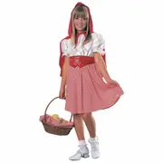 Little Red Riding Hood Big Bad Wolf Fairy Tale Story Book Week Girls Costume
