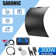 12V 300W Flexible Solar Panel Mono Caravan Camping Home Battery Charging Power