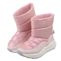 在飛比找momo購物網優惠-【布布童鞋】CONNIFE公主粉防潑水中筒兒童雪靴(Q3S1