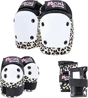 187 Killer Pads Moxi Skate Knee Pads, Elbow Pads, and Wrist Guards, Six Piece Pad Set