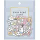 [日本帶回] Sanrio 三麗鷗 Drop Peko Pastel 立體貼紙 造型迷你貼紙 夾鏈袋 哆啦A夢 可愛小物