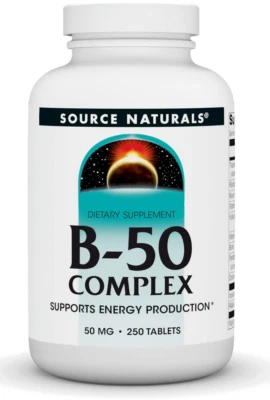 Source Naturals Vitamin B-50 Complex 50 mg 250 Tabs
