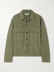 [RE/DONE] RE/DONE - Field Cotton-canvas Jacket - Green - medium medium Green