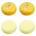 4x Natural Jasmine & Lemon Solid Shampoo Bar Soap Hair Nourishing Glossy