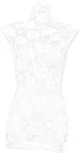 ABOOFAN Decorative Lace Cover for Mannequin Dress Form Stylish Cover for Fashion Display Retail Shops and Dressmaking Random Lace Design