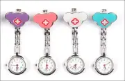 Mickey Mouse Red Cross Nurse Fob Brooch Pin Quartz Watch E18