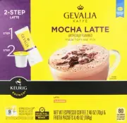 Mocha Latte Espresso K-Cup Coffee Pods & Froth Packets (9 Pods and Froth Pack...