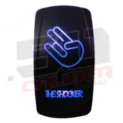 Shocker Design Blue Rocker Switch On/Off for Can Am Maverick Commander Polaris