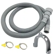 Washing Machine Hose - Washing Machine Drain Hose| Washing Machine Waste Pipe Extension | Drain Hose Extension with Clamp with U-Shaped for Washing Machine, Dishwasher Drain Pipe