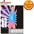 CA1443 80s Ms Physical Olivia Newton John Costume 1980s Sports Workout Fitness