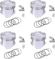 Motorcycle Piston Rings Kit 4set 48.5mm 48.75mm 49mm 49.25mm 49.5mm STD +100 For CBR250 MC22 CB250 Hornet 96-07 CB250 Jade(0.75 piston and ring)