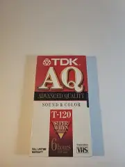 NEW VHS tape TDK Revue 6 Hours