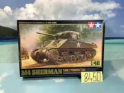 Tamiya Model Kit #32505: M4 Sherman, Early Production, 1/48 Scale; Unopened