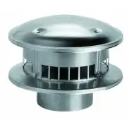 (1)-6" Aluminum Type B Furnace Stove Pipe Chimney Flue Gas Vent Top 6RV-RT