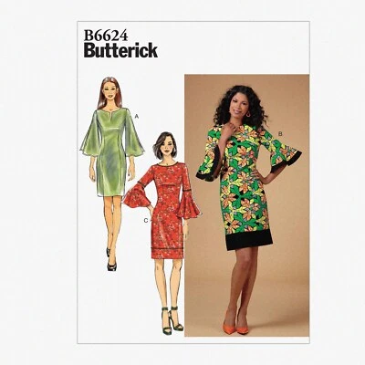 RuffleCharm Women's Dress Patterns - Easy Sew, Sizes 8-16