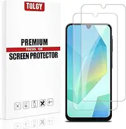 TQLGY Tempered Glass Screen Protector for Samsung Galaxy A26 5G / Samsung Galaxy A16 5G / 4G 6.7-Inch, 9H Hardness, Anti-Scratch, Bubble-Free Installation, 2-Pack